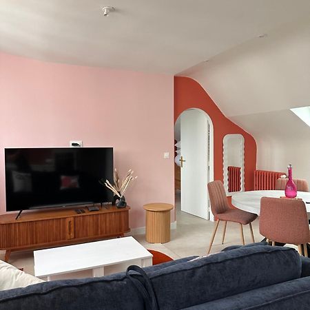Grand Appartement Ultra Moderne Plein Centre, Plage A Pieds, Avec Parking Concarneau Exteriör bild