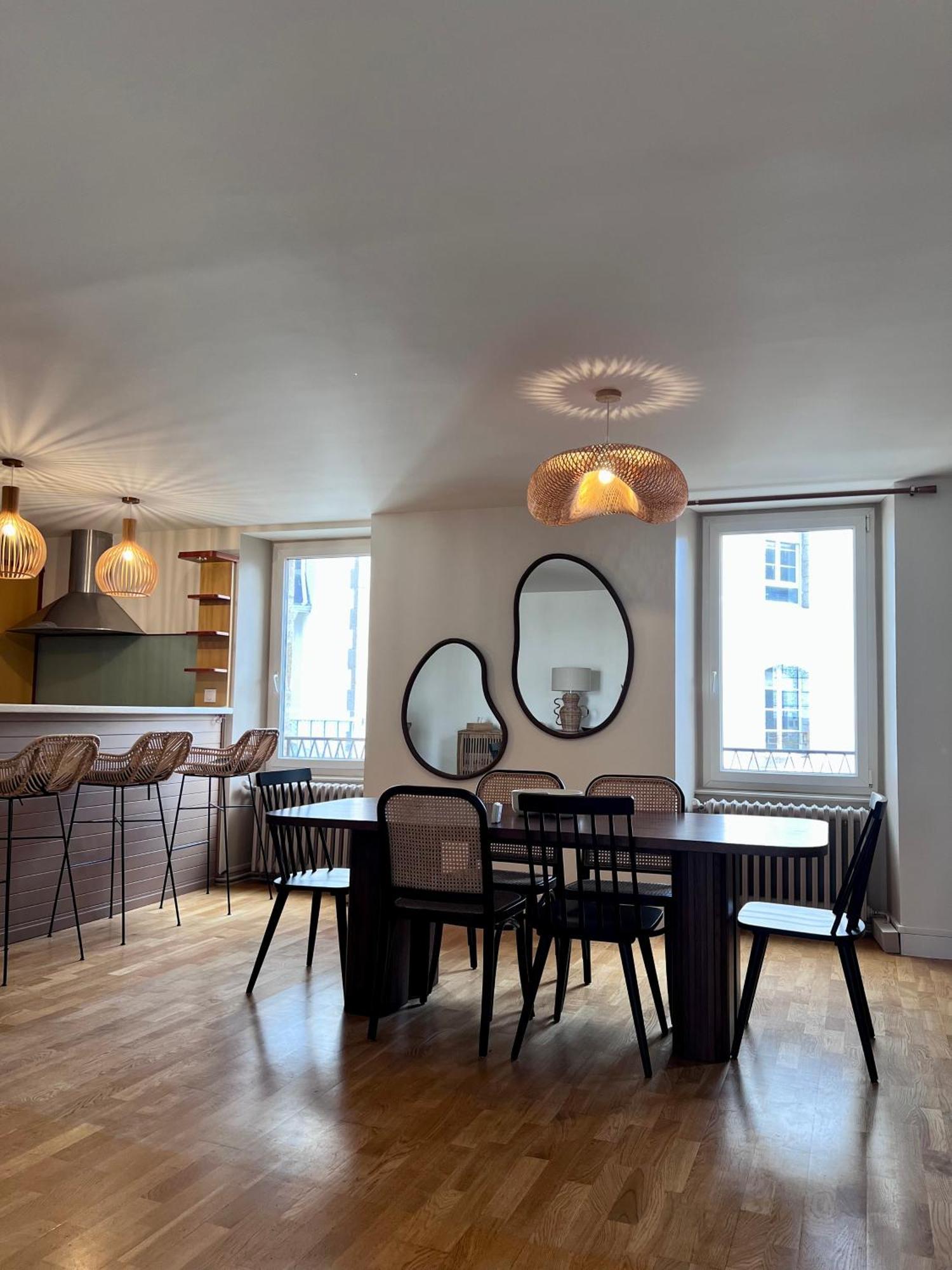 Grand Appartement Ultra Moderne Plein Centre, Plage A Pieds, Avec Parking Concarneau Exteriör bild